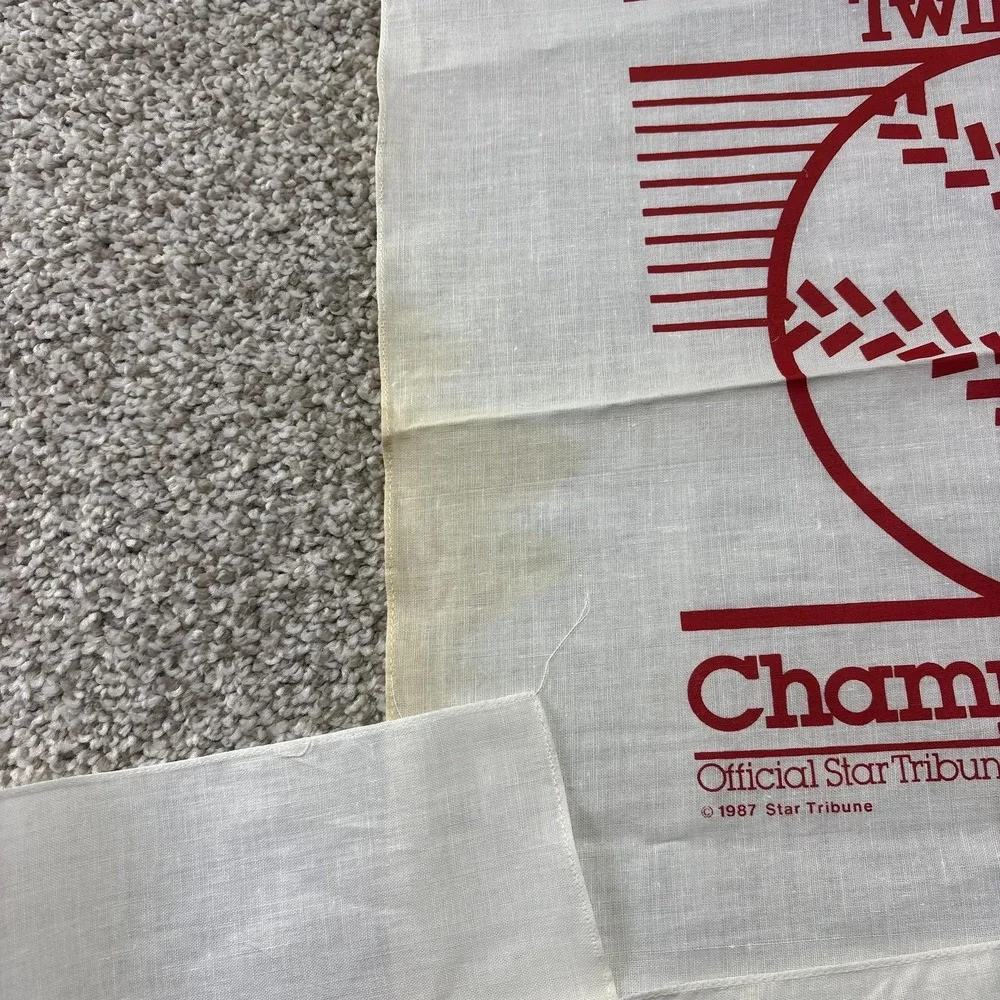 Vintage 1987 Minnesota Twins Towel Set Of 3 MLB‎ Star Tribune Homer Hanky